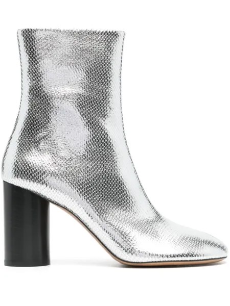 Сапоги на каблуке ISABEL MARANT, серебристый