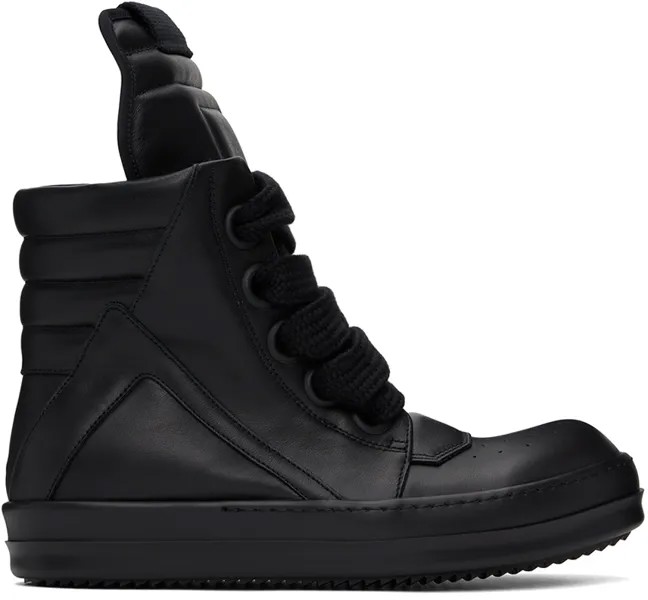 Черные кроссовки Jumbo на шнуровке Geobasket Rick Owens