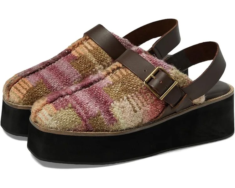 Сабо Free People Astrid Platform Mule, цвет Mulberry Mix