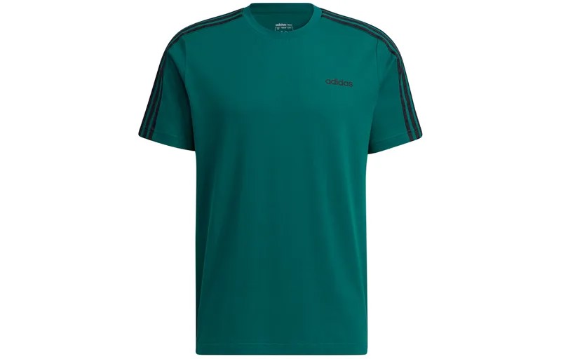 Футболка мужская зеленая Adidas Neo, зеленый