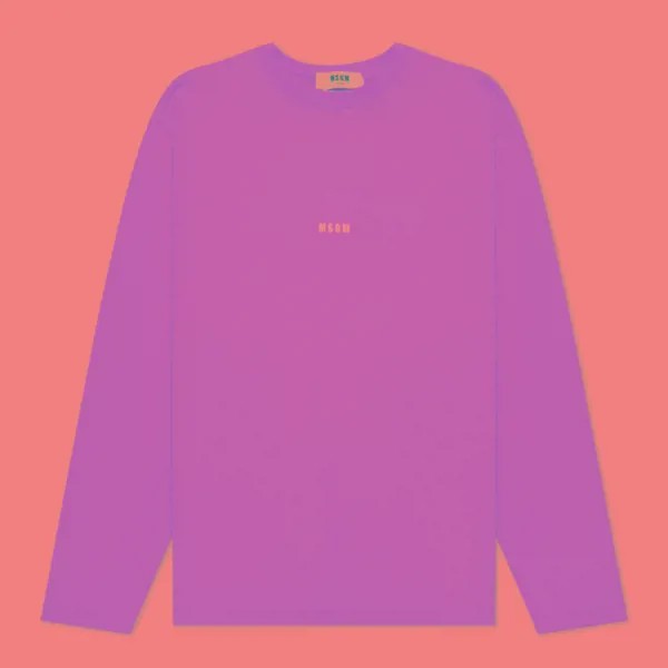 Мужской лонгслив MSGM Classic Micrologo Seasonal