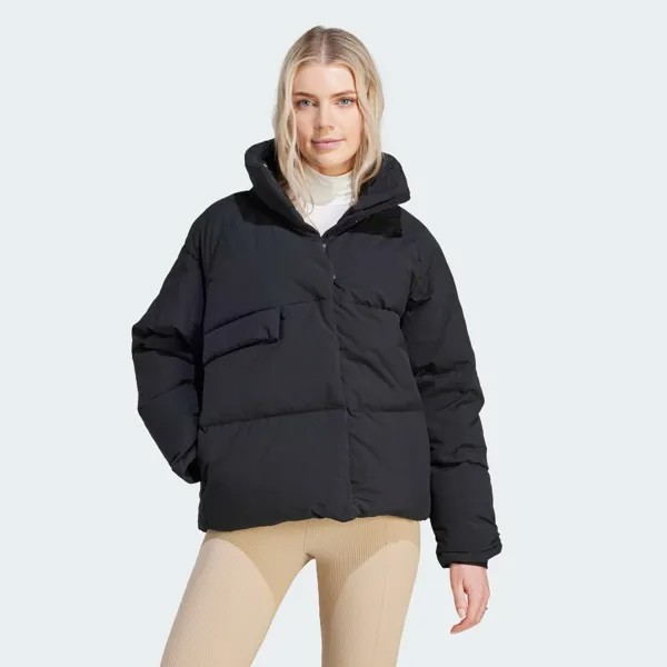 Большая куртка с перегородками Adidas, цвет Black