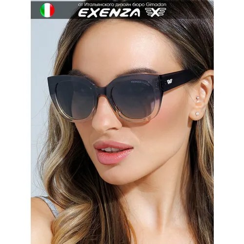 Солнцезащитные очки Exenza, синий, серый