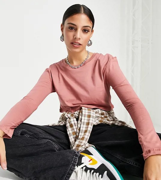 Базовый лонгслив Topshop Petite-Разноцветный