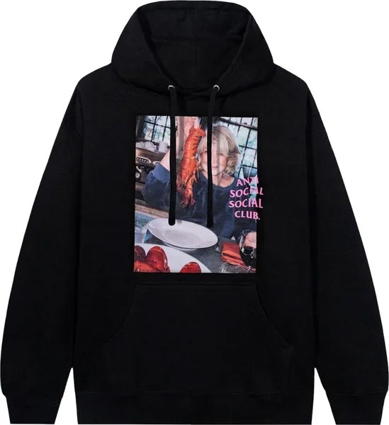 Худи Anti Social Social Club x Martha Stewart Lobster Hoodie 'Black', черный