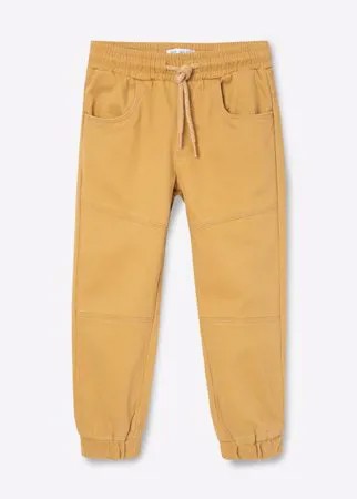 Бежевые джинсы-джоггеры для мальчика Gloria Jeans