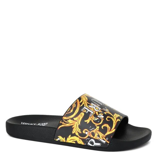 Сланцы женские Versace Jeans Couture 74VA3SQ3 черные 37 EU