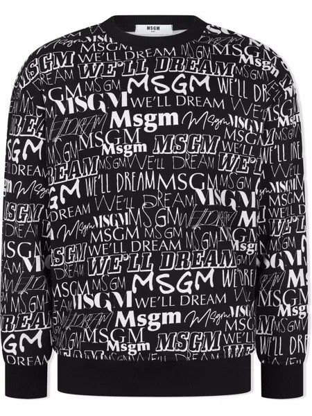 MSGM Kids толстовка с логотипом