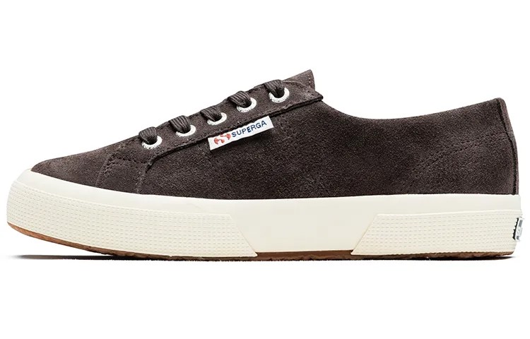 Скейтбординговые туфли унисекс с низким верхом цвета кофе Superga