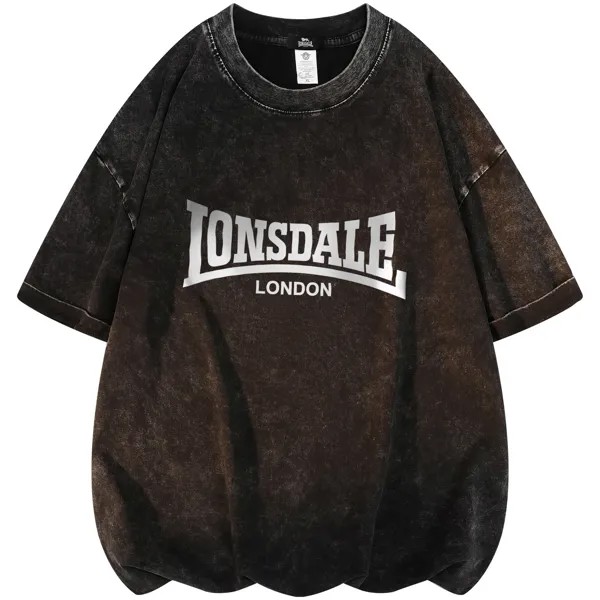 LONSDALE Футболка унисекс, цвет Black