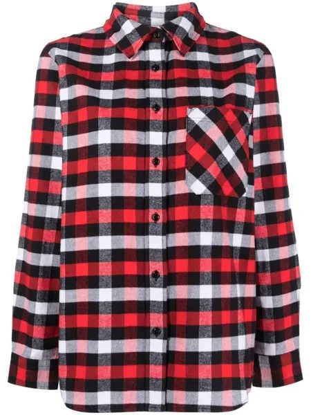 Woolrich клетчатая рубашка с длинными рукавами, красный