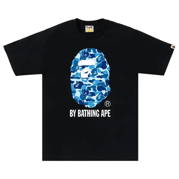 Футболка BAPE ABC Camo By Bathing Ape, цвет Черный/Синий
