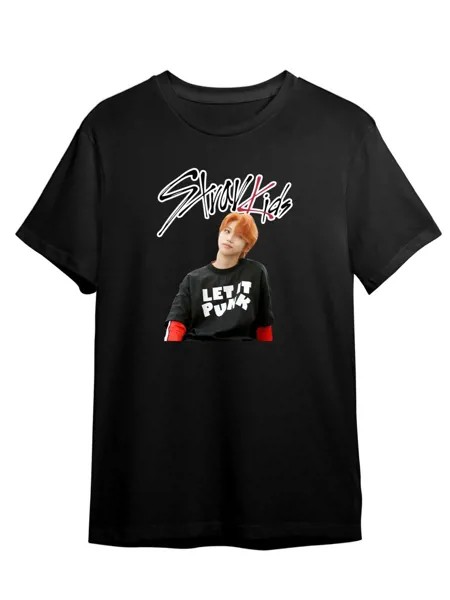 Футболка унисекс Каждому Своё Stray Kids/K-Pop/Корея MGSK21 черная XL