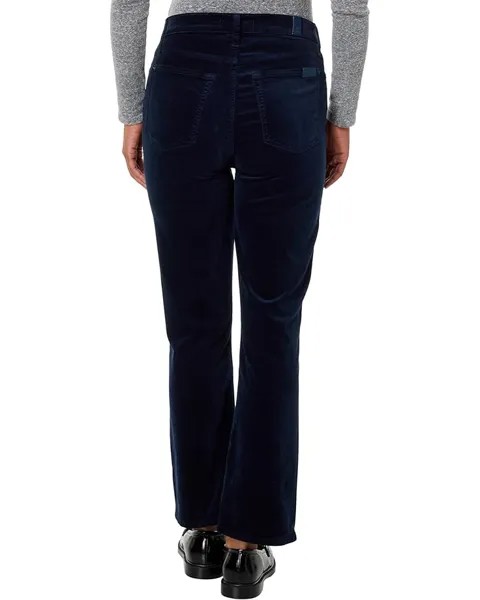 Джинсы 7 For All Mankind High-Waisted Slim Kick in Ink, чернила
