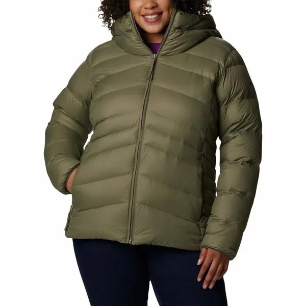 Куртка Columbia Autumn Down Parka, зеленый