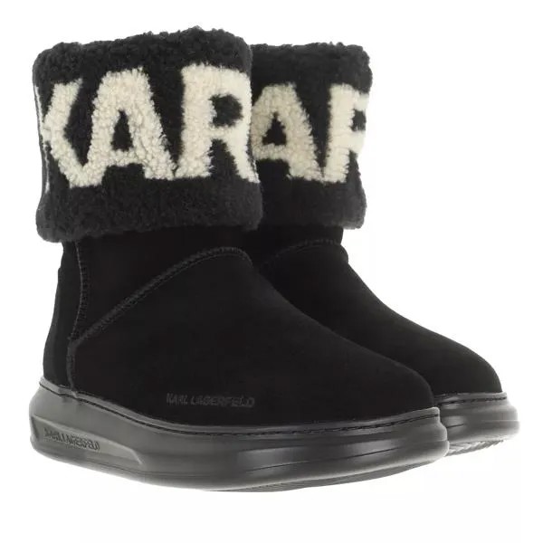 Сапоги kapri kosi karl logo ankle boot Karl Lagerfeld, черный