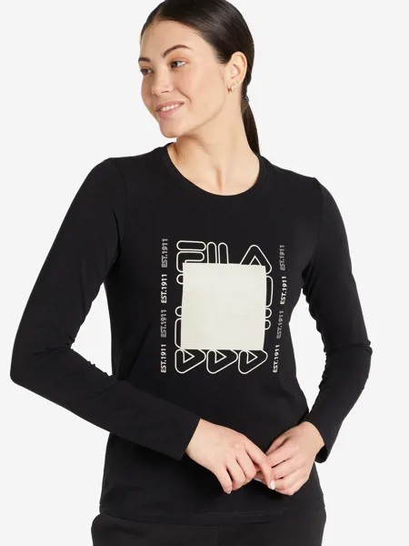 Лонгслив женский FILA, Черный