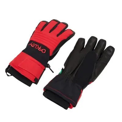 Зимние перчатки Oakley B1B — FOS901034 — Red LINE — Новые