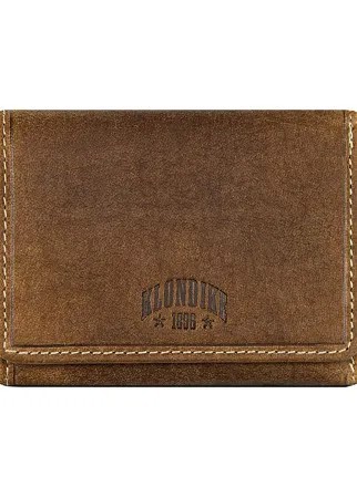 Бумажник Klondike Jane, коричневый, 11x8,5x1,5 см