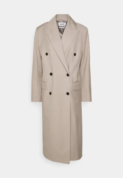 Классическое пальто Weekday, светло-серый