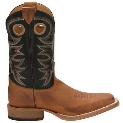 Justin Boots Caddo Ковбойские мужские коричневые повседневные ботинки с квадратным носком BR740