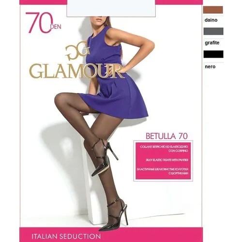 Колготки Glamour, 70 den, размер 4, черный