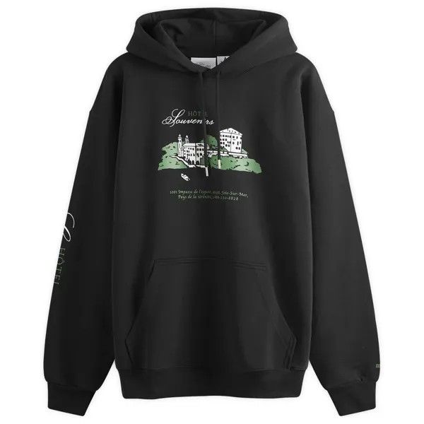 Худи A.P.C. X Jjjjound Hotel Souvenirs Hoodie, черный