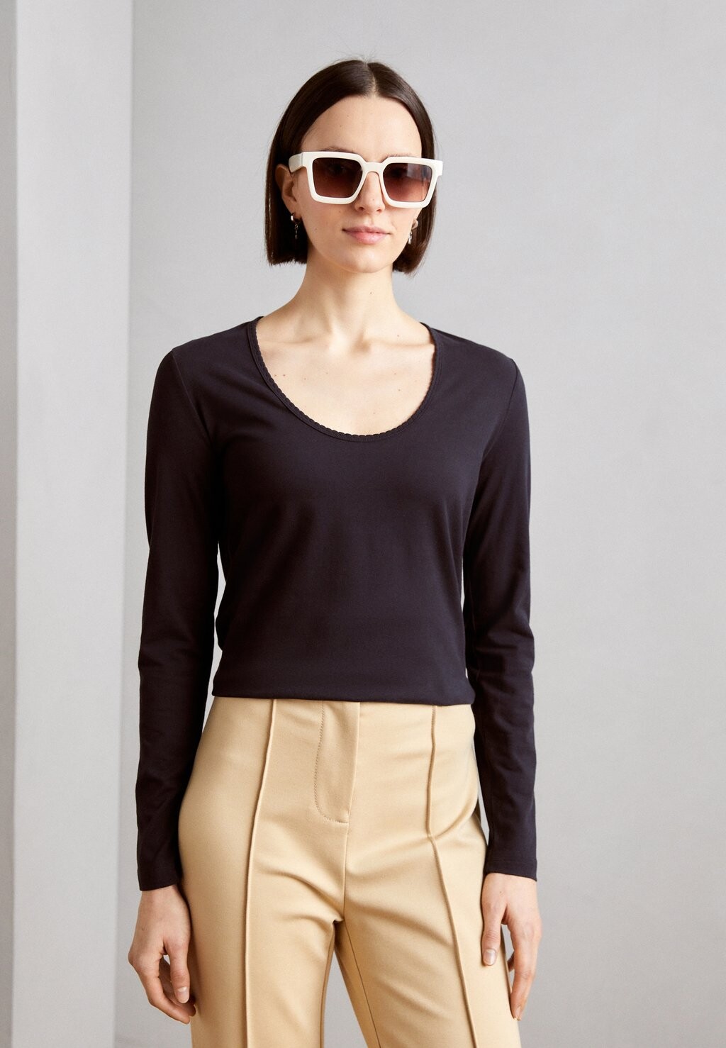 Рубашка с длинным рукавом Esprit, цвет black