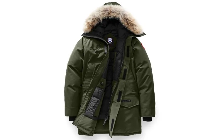 Мужской пуховик Canada Goose, армейский зеленый