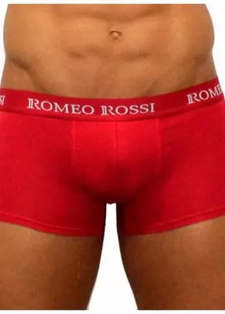 Romeo Rossi Трусы Боксеры с профилированным гульфиком, размер M, красный
