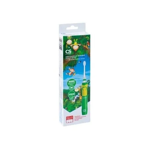 Звуковая зубная щетка CS Medica CS-562 Junior, зеленый