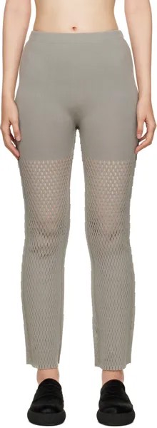 Серые брюки Seed Mesh AP Lounge Issey Miyake