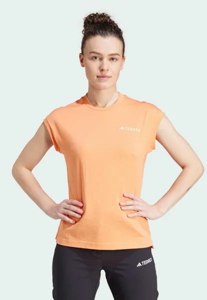Базовая футболка Xploric Logo Adidas Terrex, оранжевый