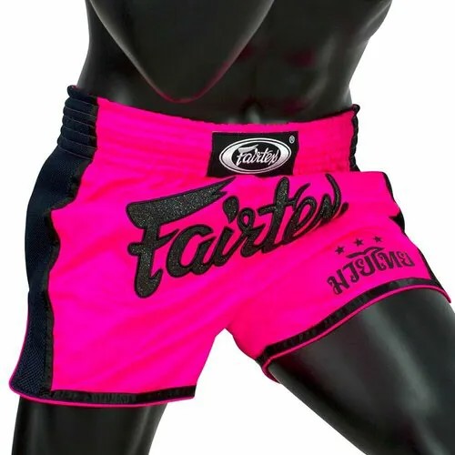 Шорты Fairtex, размер S, розовый, черный