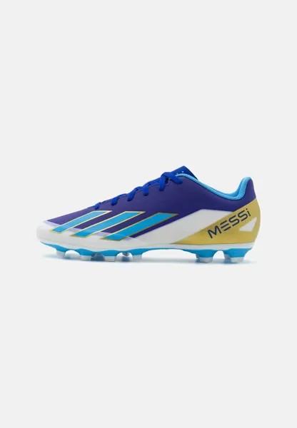 Футбольные бутсы с шипами X CRAZYFAST CLUB FXG MESSI adidas Performance, цвет lucid blue/blue burst/footwear white