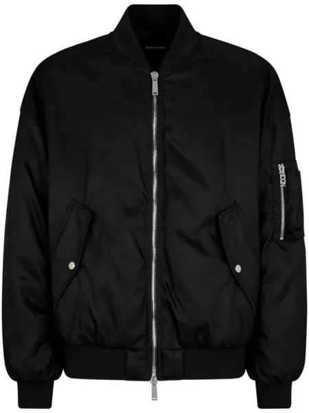 Dsquared2 бомбер на молнии, черный