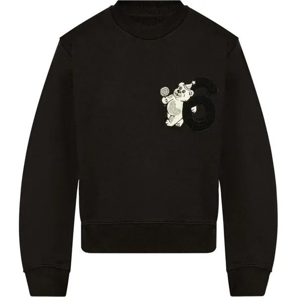 Толстовка женская черная Mm6 Maison Margiela