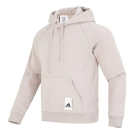 Толстовка Adidas LOUNGE FLEECE HOODIE 'Wonder Taupe', коричневый