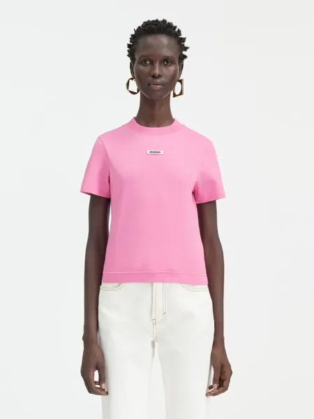 Футболка с логотипом Grgrain Le Gr Grain Jacquemus, розовый