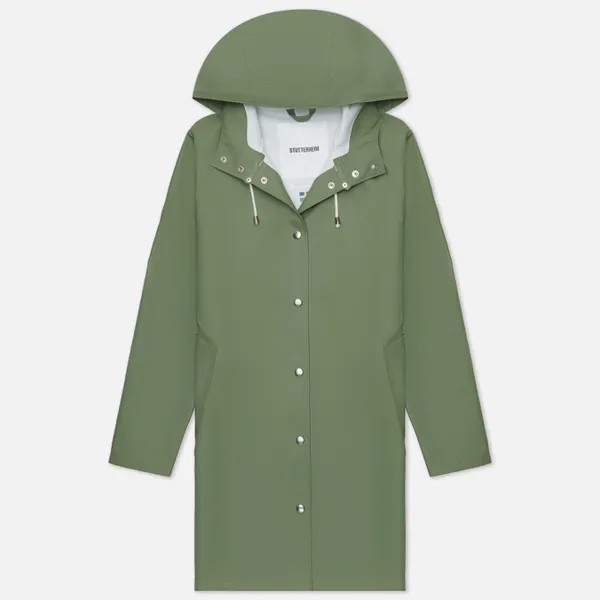Женская куртка дождевик Stutterheim Mosebacke зелёный, Размер L