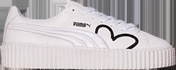 Кроссовки Puma Fenty x Wmns Creeper Clara Lionel Foundation, белый