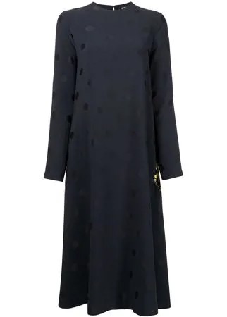 Raf Simons платье миди в горох