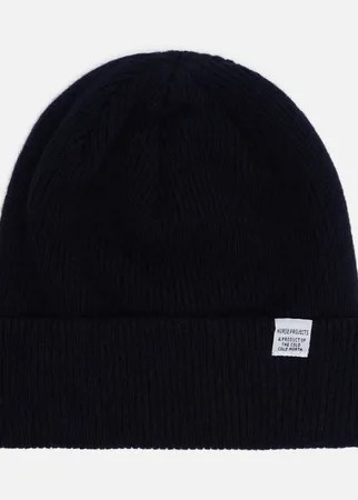 Шапка Norse Projects Norse Beanie, цвет синий