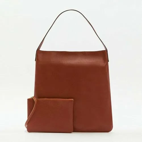 Сумка шоппер diva's bag, красный, коричневый