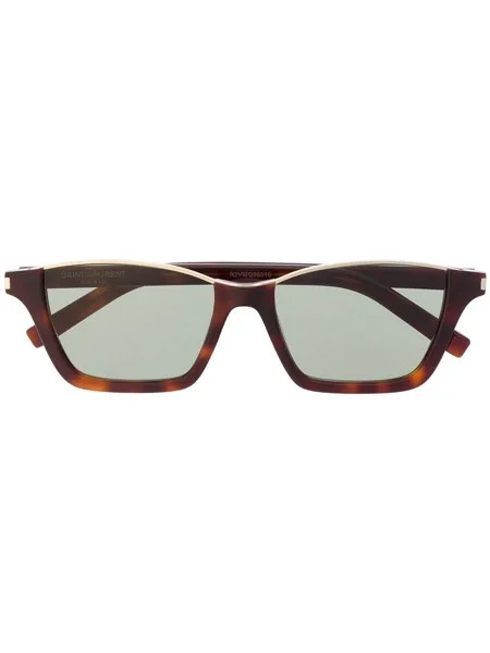 Saint Laurent Eyewear солнцезащитные очки в оправе 'кошачий глаз'
