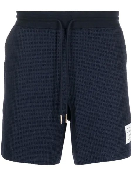 Thom Browne шорты с кулиской, синий