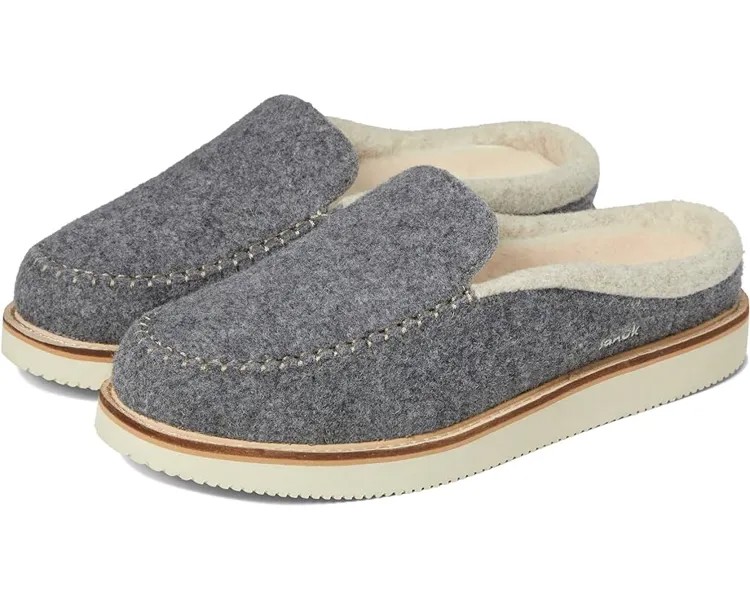 Домашняя обувь Sanuk Cozy Vibe Slipper Sugar Mat Wool, угольный