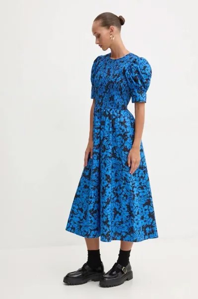 SAN DIEGO хлопковое платье Desigual, синий