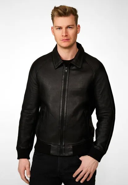 Кожаная куртка BEN Ricano, цвет schwarz