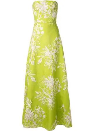 Bambah платье-бюстье с цветочным принтом